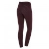 Legginsy zimowe damskie Winter Tights II jesień-zima 2022/23 - Schockemohle - wine